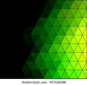 Green Square Grid Mosaic Background, Creative Design Templates