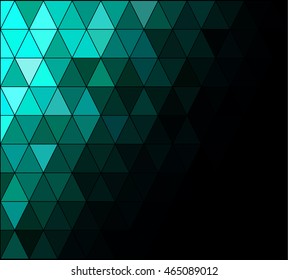 Green Square Grid Mosaic Background, Creative Design Templates