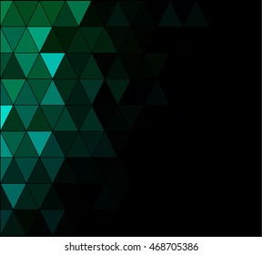 Green Square Grid Mosaic Background, Creative Design Templates