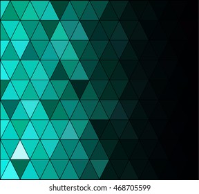 Green Square Grid Mosaic Background, Creative Design Templates