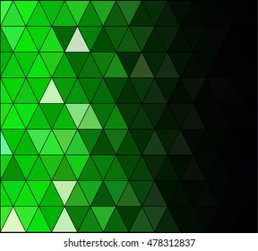 Green Square Grid Mosaic Background, Creative Design Templates