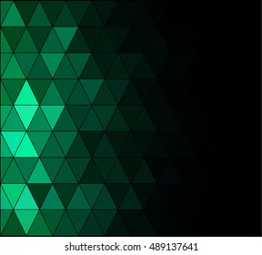 Green Square Grid Mosaic Background, Creative Design Templates