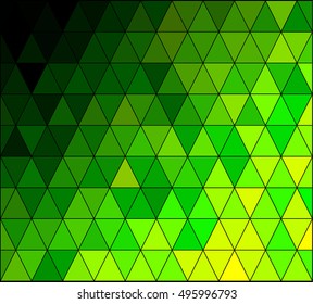 Green Square Grid Mosaic Background, Creative Design Templates