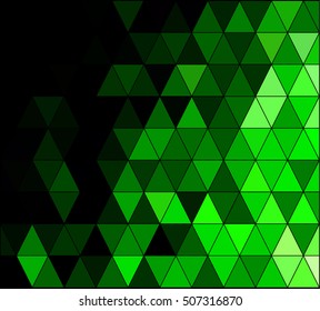 Green Square Grid Mosaic Background, Creative Design Templates