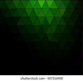 Green Square Grid Mosaic Background, Creative Design Templates