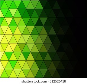 Green Square Grid Mosaic Background, Creative Design Templates