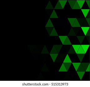 Green Square Grid Mosaic Background, Creative Design Templates