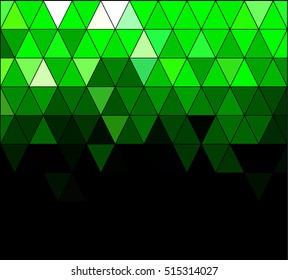 Green Square Grid Mosaic Background, Creative Design Templates