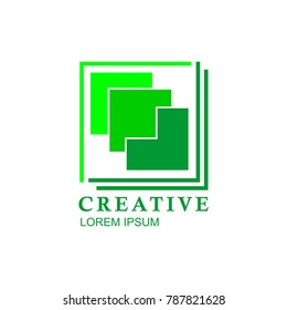 Green Square Logo Stock Vector (Royalty Free) 787821628 | Shutterstock