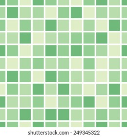 Green Square Pattern Vector