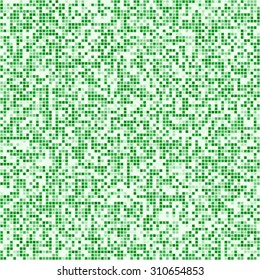 Green square pixel mosaic background