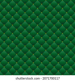 Grüner, quadratischer Hintergrund. Weihnachtsferien nahtloses Muster.Textur für Stoff, Umhüllung, Tapete