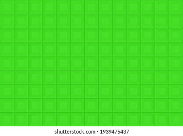 Green squares background. Mosaic tiles pattern. Seamless vector illustration.