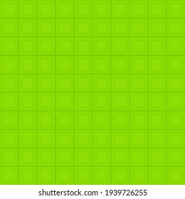 Grüne Quadrate, Hintergrund. Mosaikfliesen-Muster. Nahtlose Vektorgrafik.