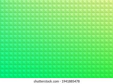 Fondo de cuadrados verdes. Patrón de azulejos mosaicos. Ilustración vectorial.