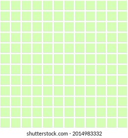 Green squares background. Mosaic tiles. Seamless vector illustration.