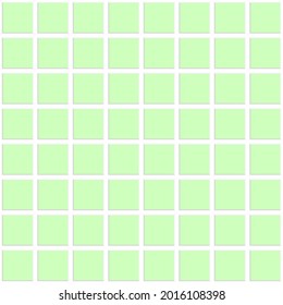 Green squares background. Mosaic tiles. Seamless vector illustration.