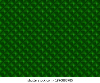 Green squares background. Seamless vector illustration. 