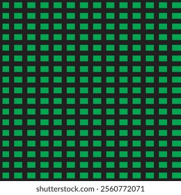  Green squares on a black background