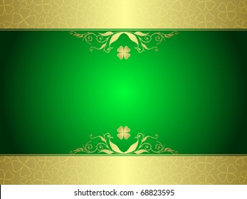 Green St. Patrick's day background