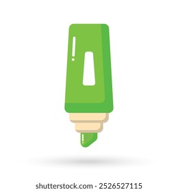Icono de stabilo verde. Concepto de Web, logotipo, App móvil, interfaz de usuario, UX, página de destino.