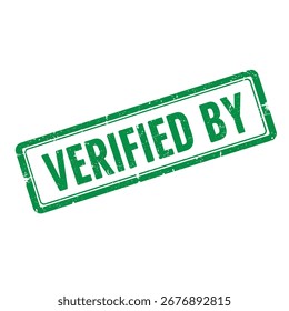 o carimbo verde indica o processo de verificação oficial dos documentos