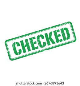 green stamp indicating document verification process completed successfully