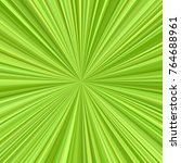 Green star burst background design from radial stripes