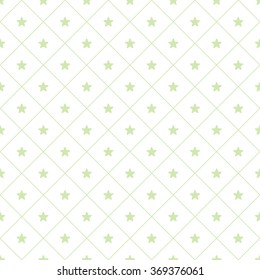 green star and line design