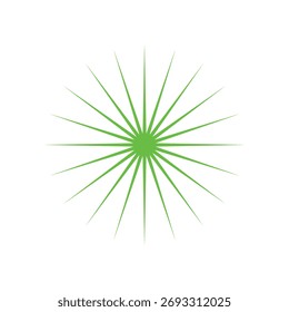 Patrón de estrella verde, diseño festivo, patrón de estallido verde