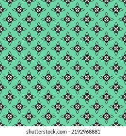 Green Star Shape Textile Tiles Decorative Elements Laminates  Interior Design Banner Backdrop Background Fashion Fabric Clothes Graphics Print Wrapping Paper Wallpaper Carpet Geometrical Pattern