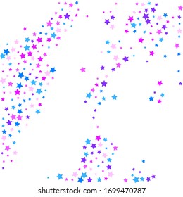 Green Stars Cosmos. Red Confetti Isolated. Blue Starry Sky. Pink Texture Banner. Sparkling Festive. Celebration Holiday. Glitter Card. Falling Card.