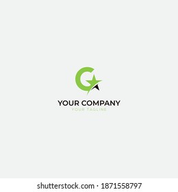 Green stars logo simple C and stars logo G star