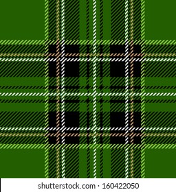 Green Stewart Tartan Seamless Design