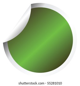 Green sticker