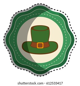 green sticker hat accessory st patrick