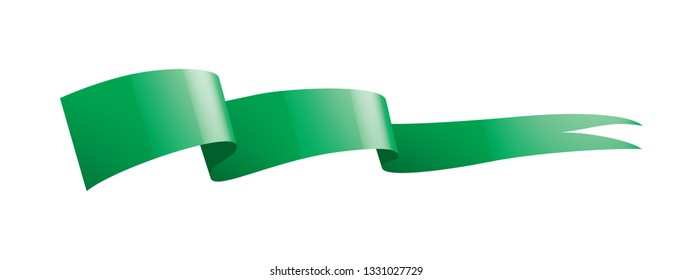 green sticker on white background. Vector illustration