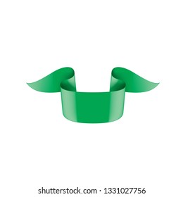 green sticker on white background. Vector illustration