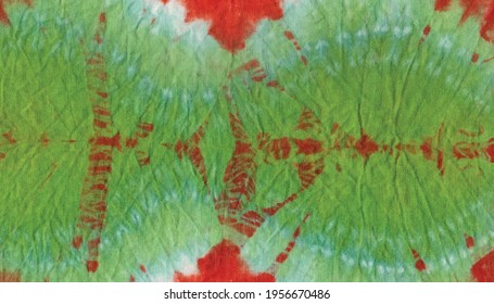 green stitch tie dye pattern cotton fabric texture graphic illustration graffiti background wallpaper design.