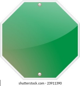 green stop signal