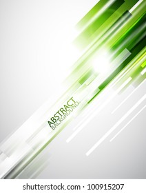 Green straight lines abstract background