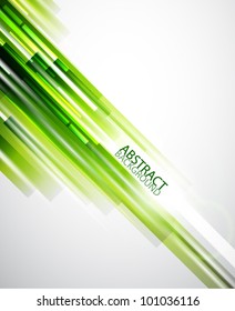 Green Straight Lines Abstract Background