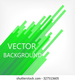 Green straight lines vector background