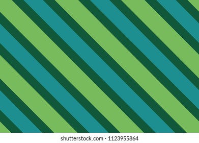 Green stripe background. Seamless pattern with slanted, diagonal lines. Vector illustration