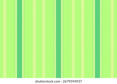 Green stripe pattern. Textile background with vertical lines. Fresh, vibrant design suitable for fashion, interiors, or creative projects needing a retro touch.
