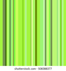 Green striped abstract background, variable width stripes. Vertical color line.