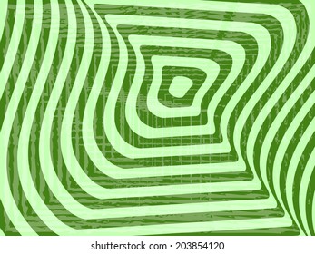 Green striped background