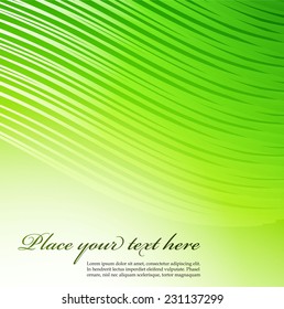Green striped background
