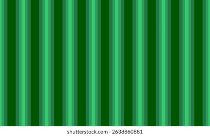 Green striped background, set of geometric patterns, 70's year themes vintage green vertical column strip repeat pattern, replete image design for fabric pattern or wallpaper