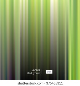 Green striped and blurred abstract background. EPS8 vector illustration includes Pattern Swatches.